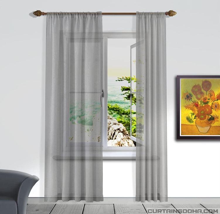 chiffon curtains