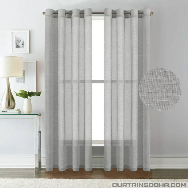 linen curtains